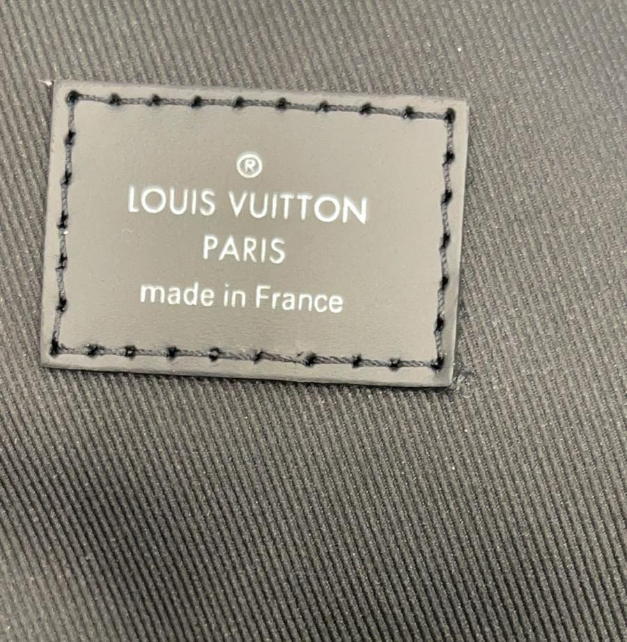 LOUIS VUITTON Avenue Sling Damier Graphite Backpack Bag Black