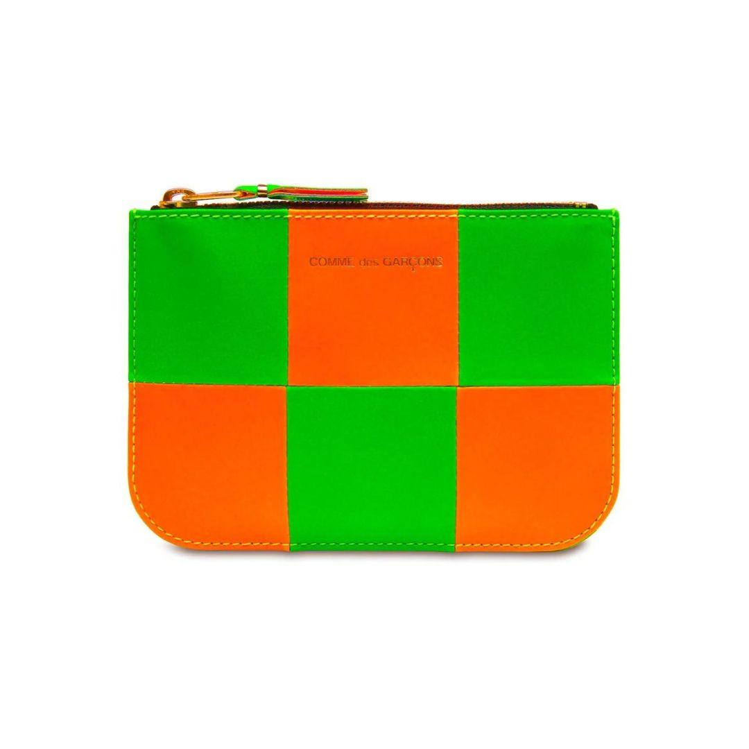 Comme Des Garcons 'Fluo Squares' Pouch