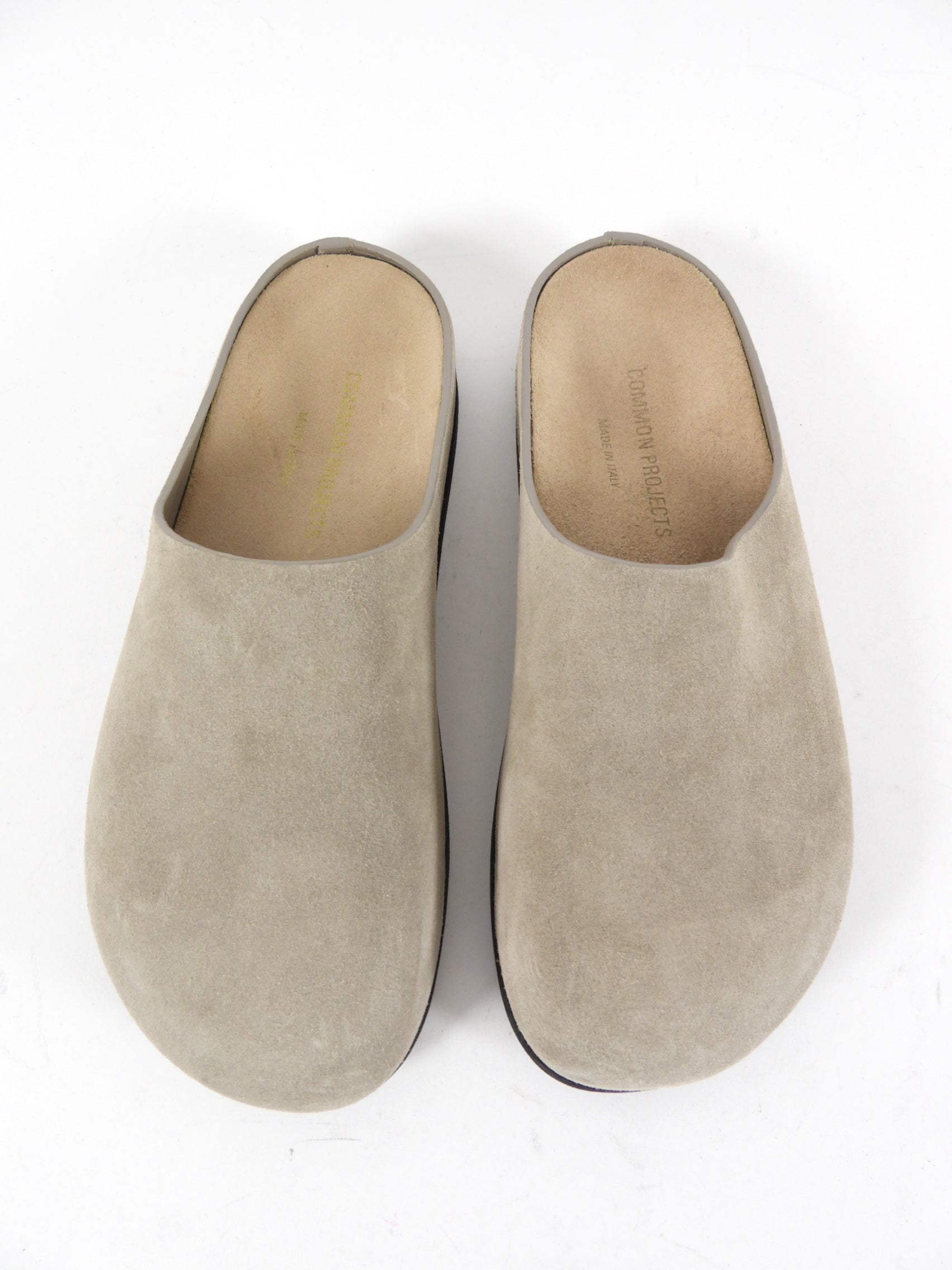 Common Projects Taupe Suede Flat Slippers - 38 (fits 37 / 7)
