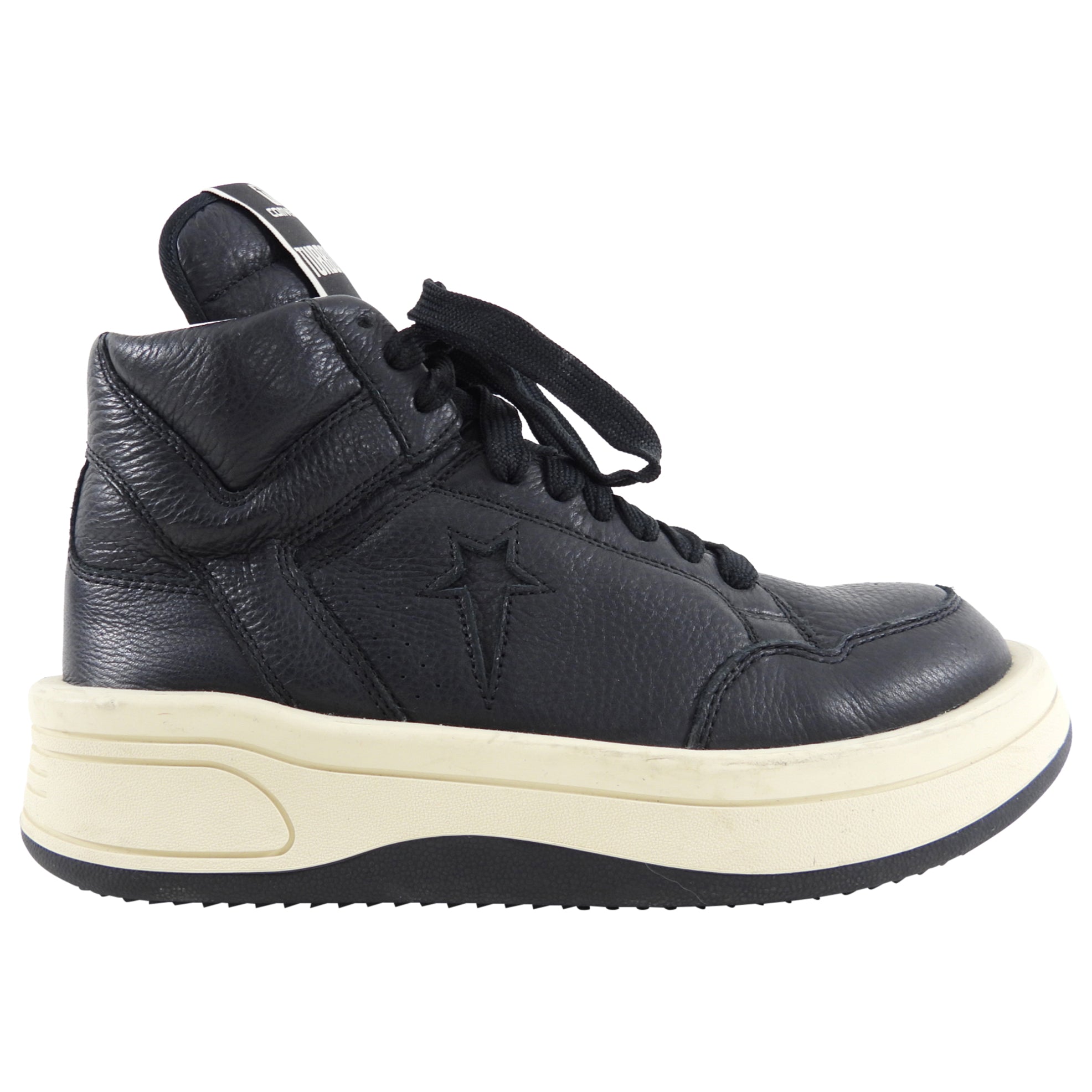Converse x Rick Owens Turbowpn Limited Edition Leather high Top Sneakers - 40.5 / 9