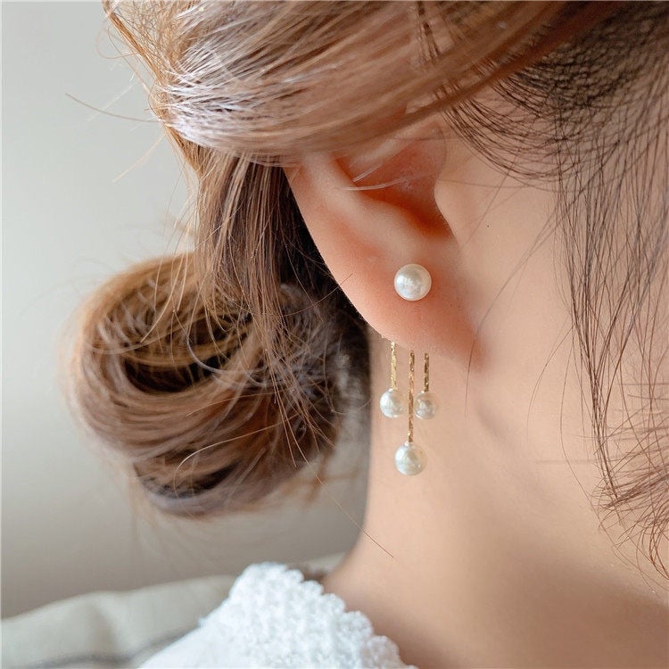 Crystal & Pearl Romance Earrings