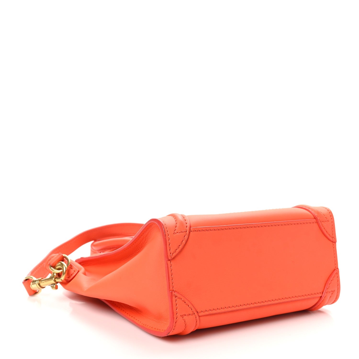 Smooth Calfskin Nano Luggage Fluo Orange