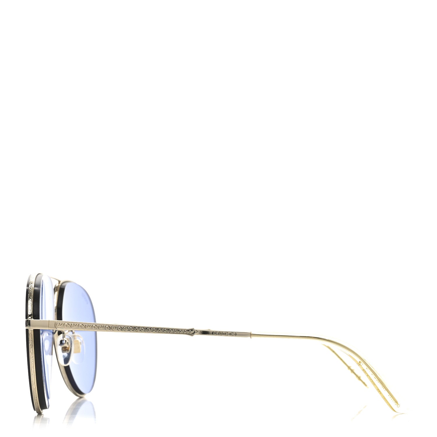 Metal Aviator Sunglasses GG0356S Blue