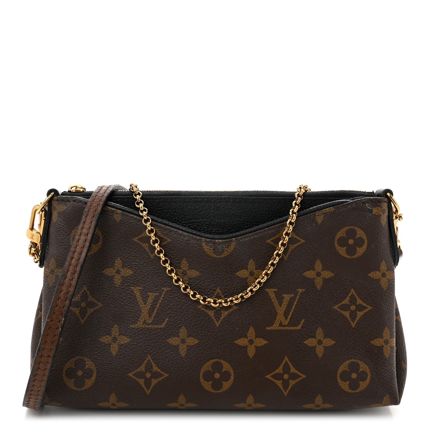 Monogram Pallas Clutch Black