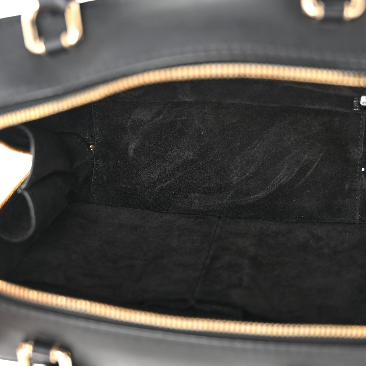 Calfskin Quilted Travel Kit Vanity Case Black