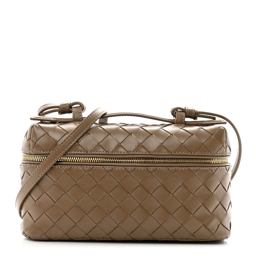 Calfskin Intrecciato Bang Bang Vanity Case Pinecone