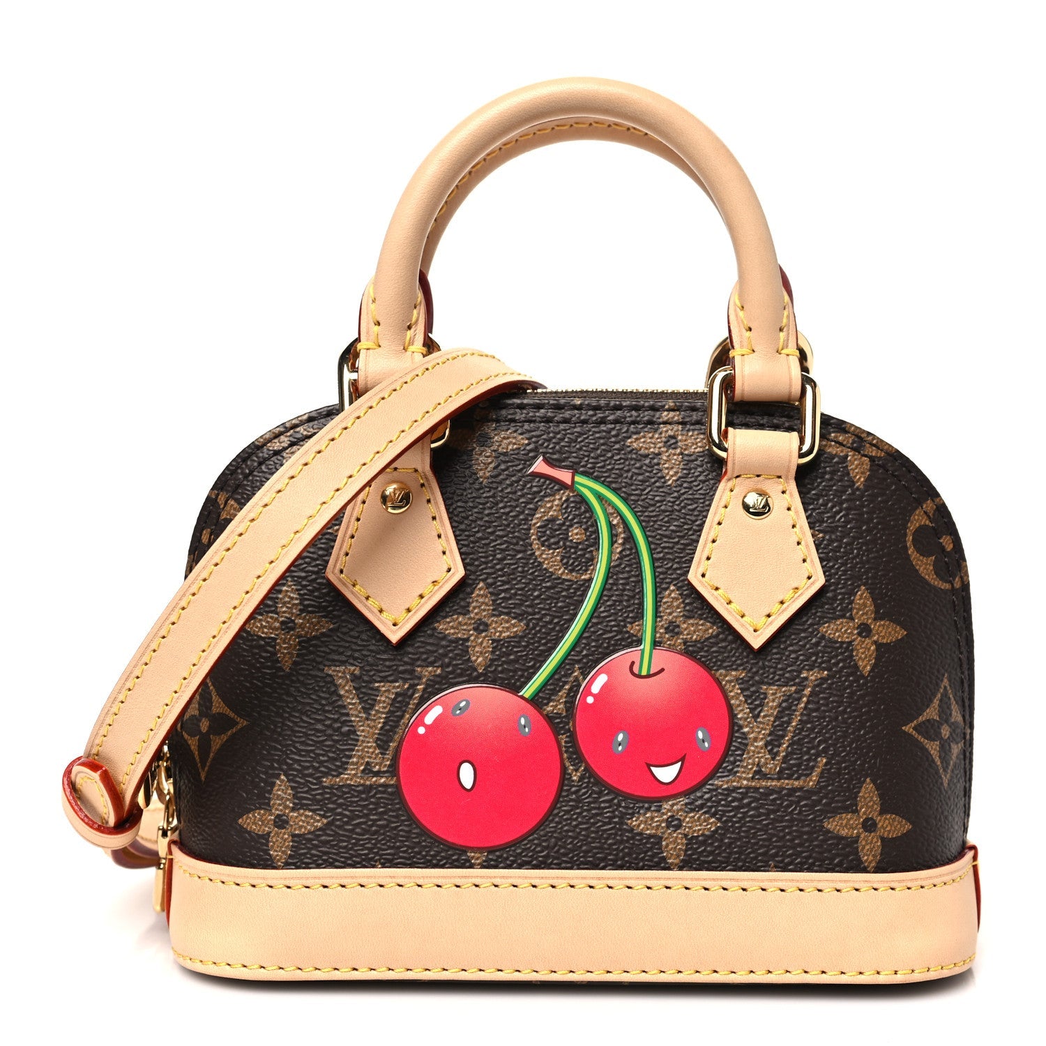 LV X TM Monogram Cerises Nano Alma