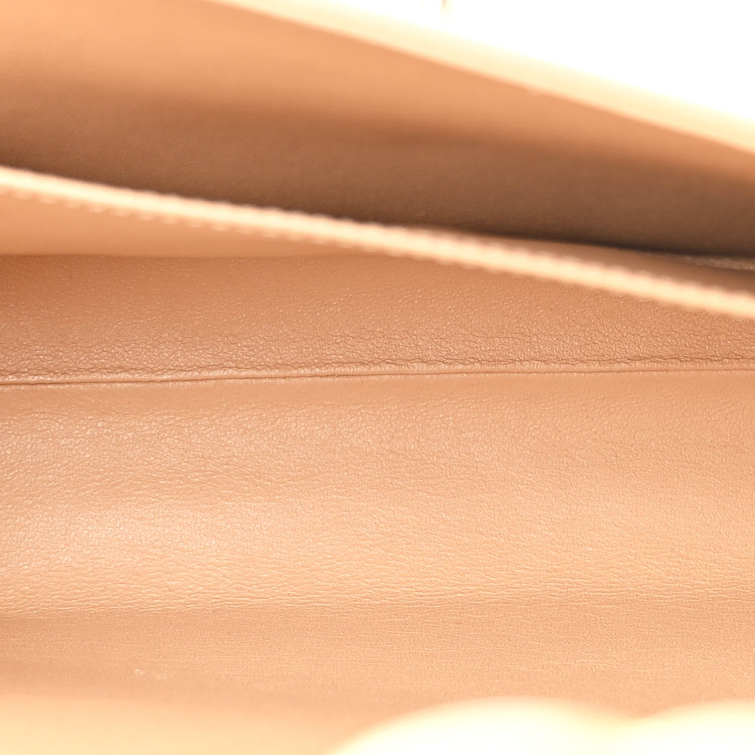 Calfskin Quilted Chevron In The City Bag Beige