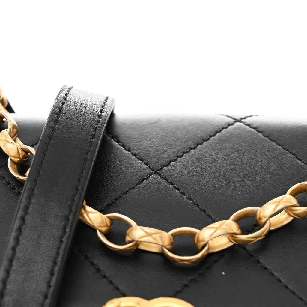 Lambskin Quilted My Crush Bag Black