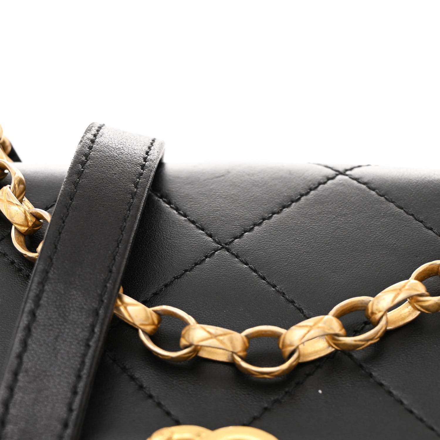Lambskin Quilted My Crush Bag Black