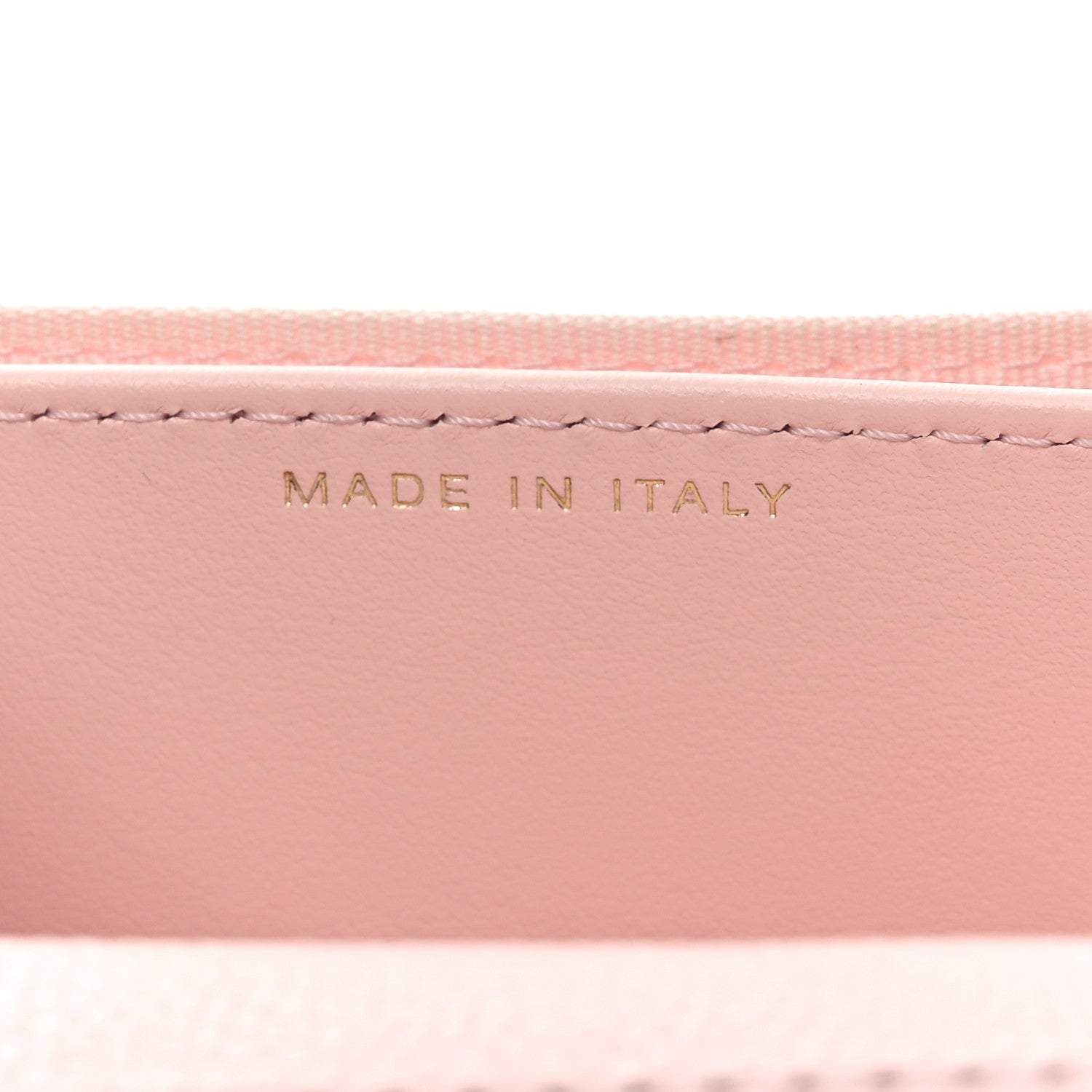 Caviar Quilted Flap  Holder On Chain Pink
