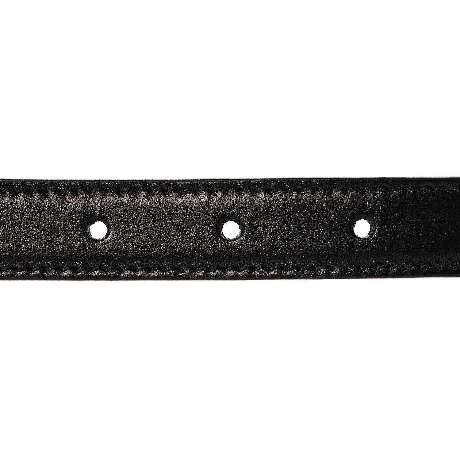 Plutone Calfskin Gucci Buckle 20mm Thin Belt 90 36 Black
