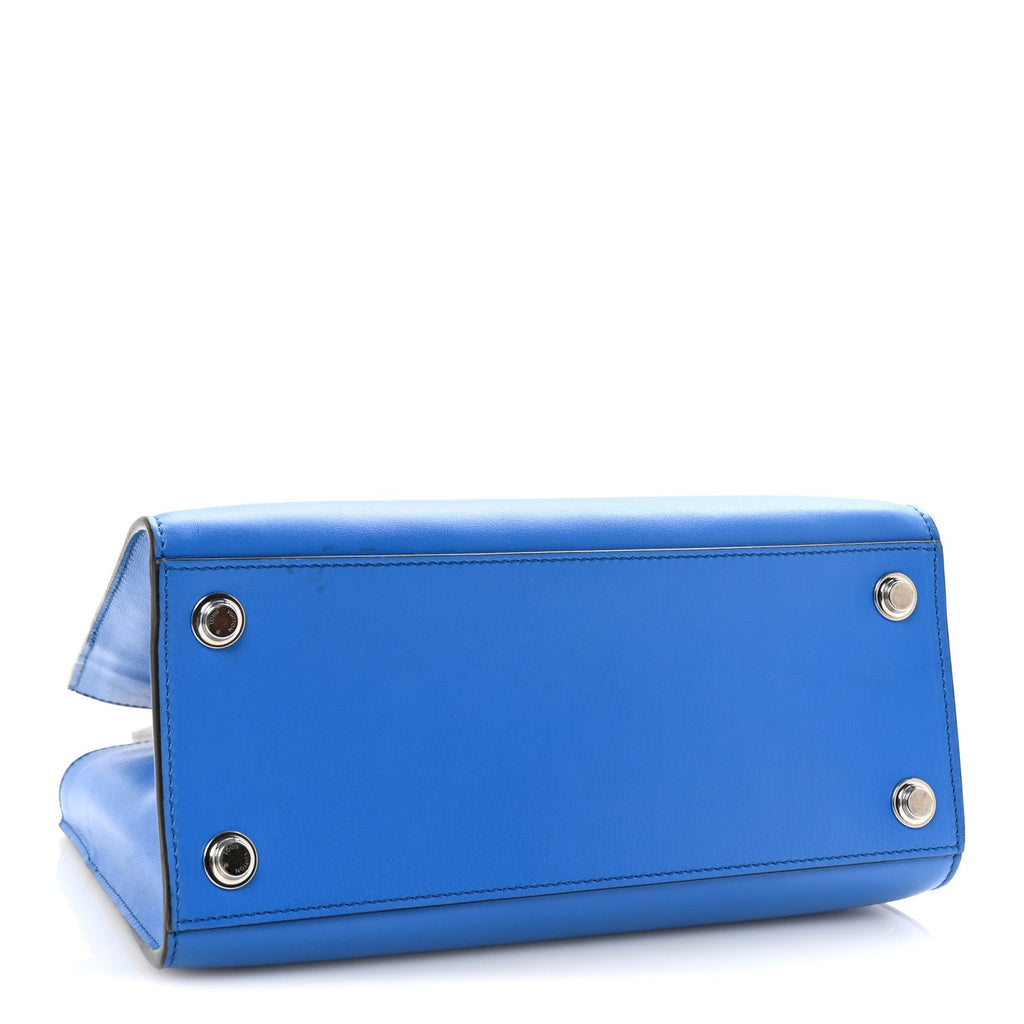 Calfskin City Steamer PM Silver Blue