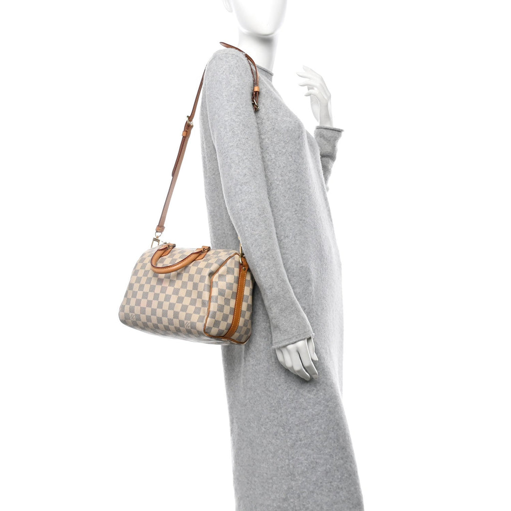 Damier Azur Speedy Bandouliere 25