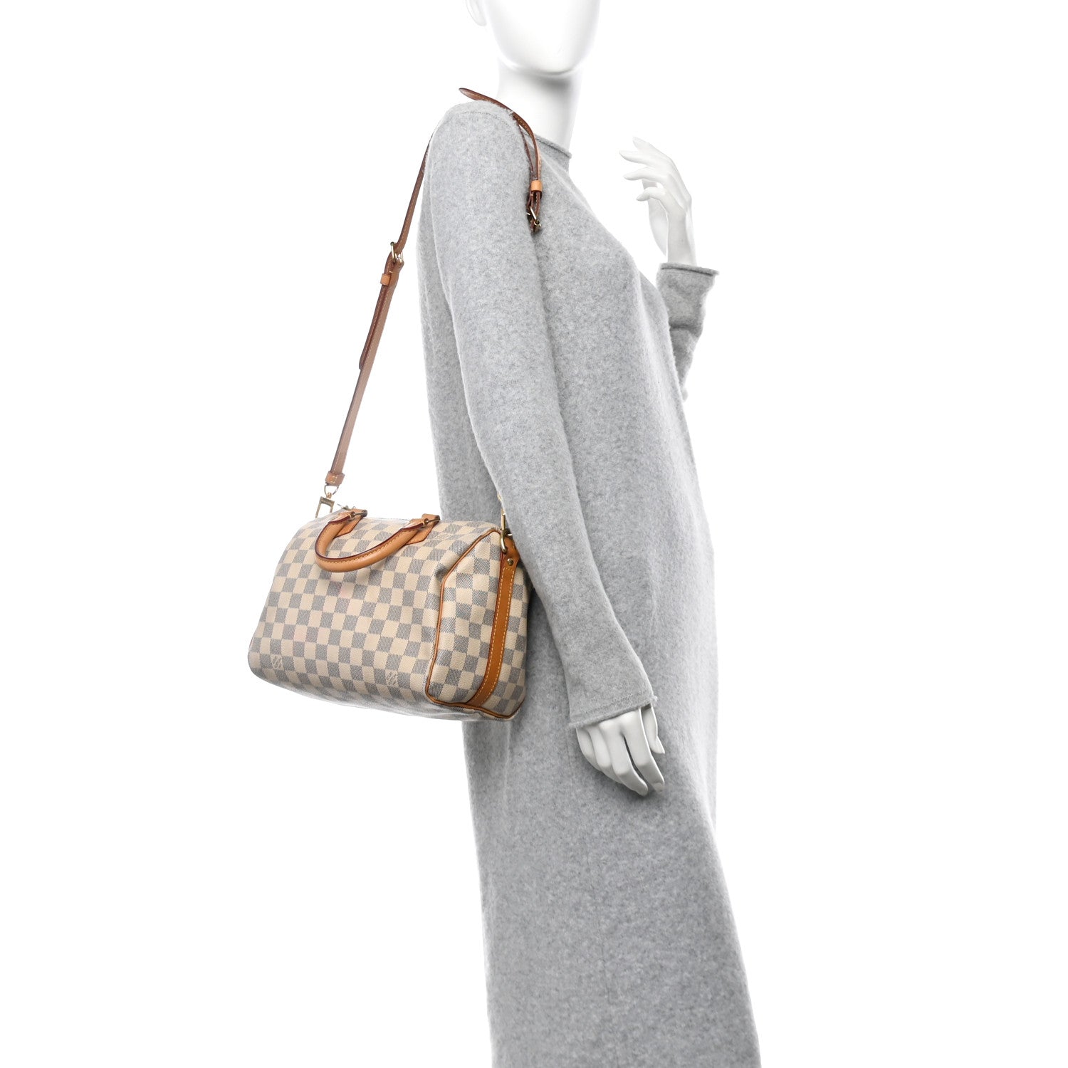 Damier Azur Speedy Bandouliere 25