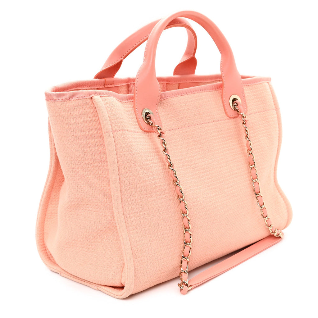 Mixed Fibers Small Deauville Tote Light Orange