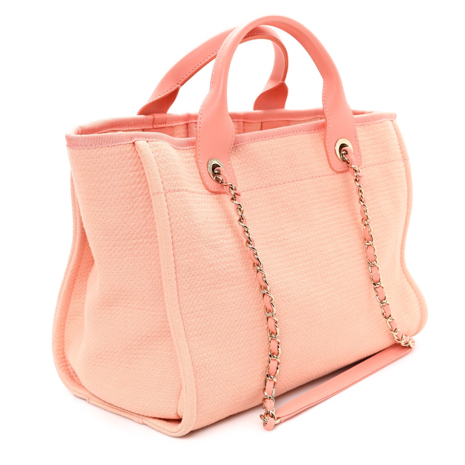 Mixed Fibers Small Deauville Tote Light Orange
