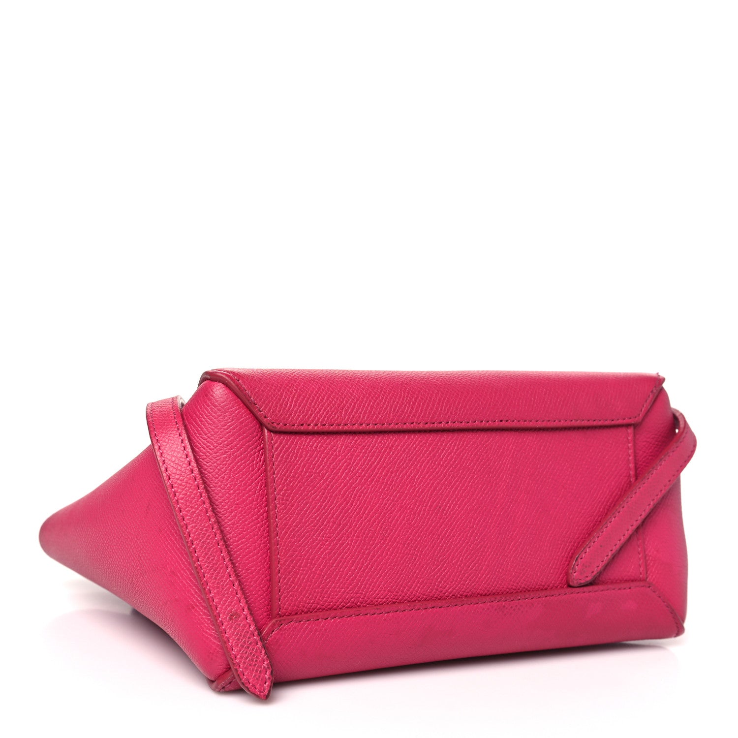 Grained Calfskin Nano Belt Bag Raspberry