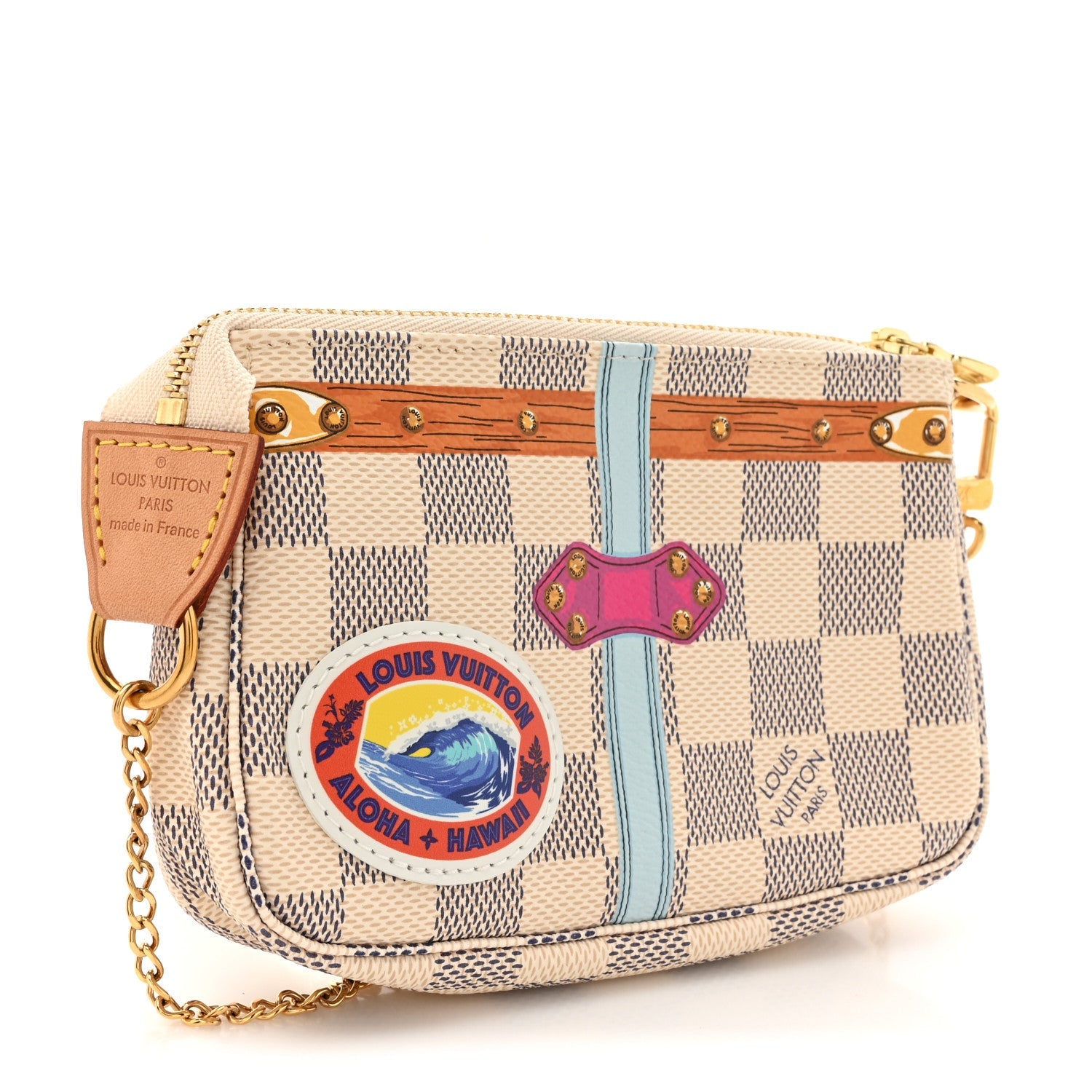 Damier Azur Summer Trunks Hawaii Mini Pochette Accessories