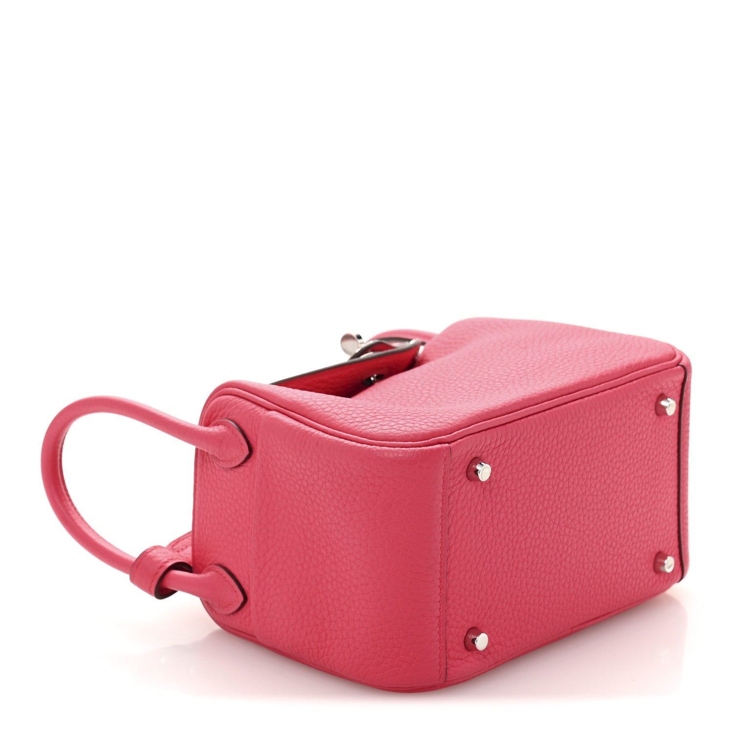Taurillon Clemence Mini Lindy 20 Rose Extreme