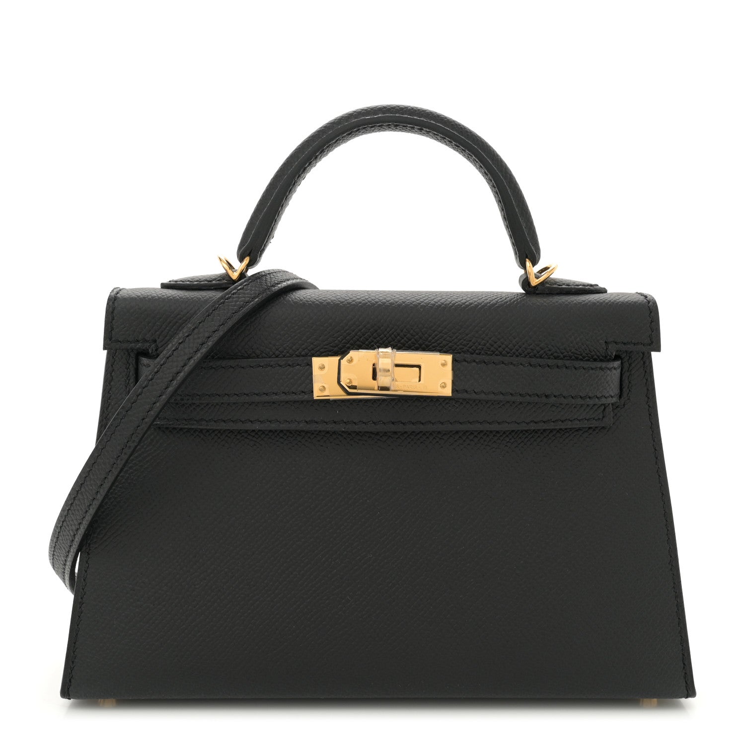 Epsom Mini Kelly Sellier 20 Black
