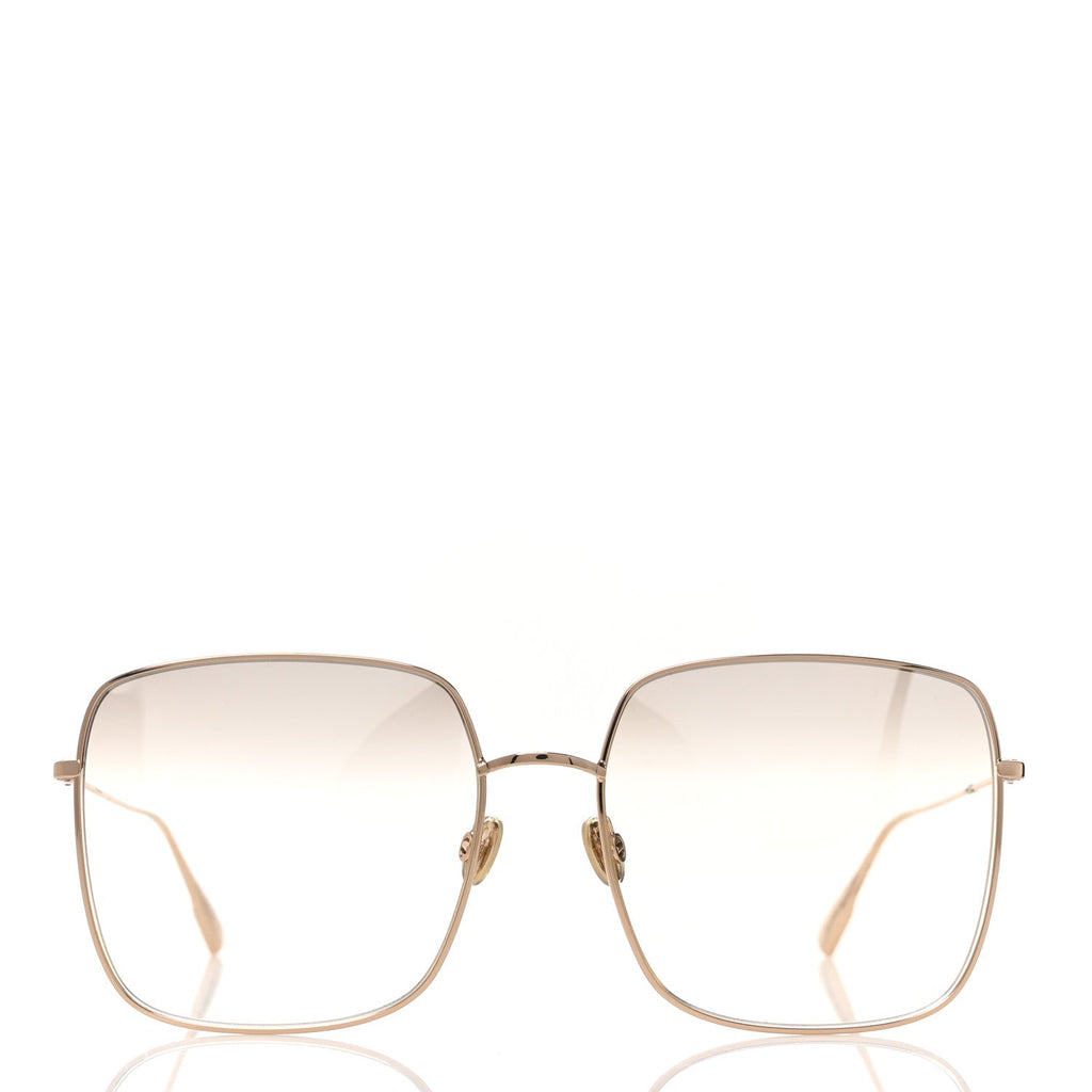 Metal Diorstellaire 1 Sunglasses Gold