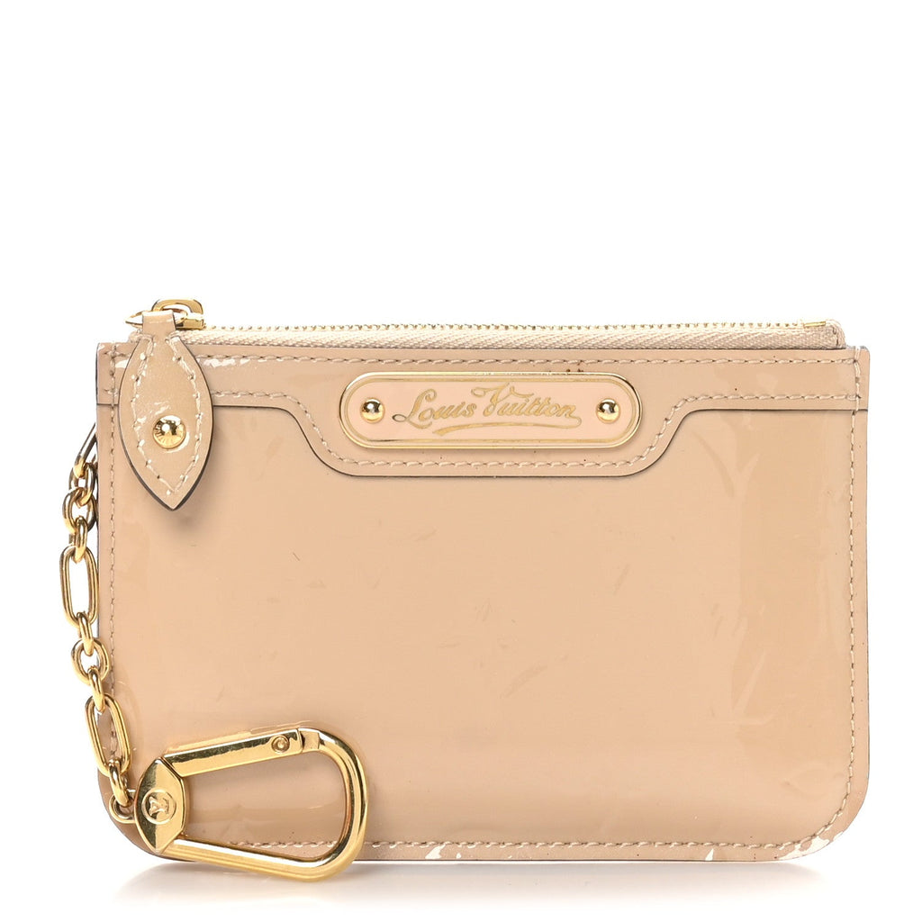 Vernis Key Pouch Blanc Corail
