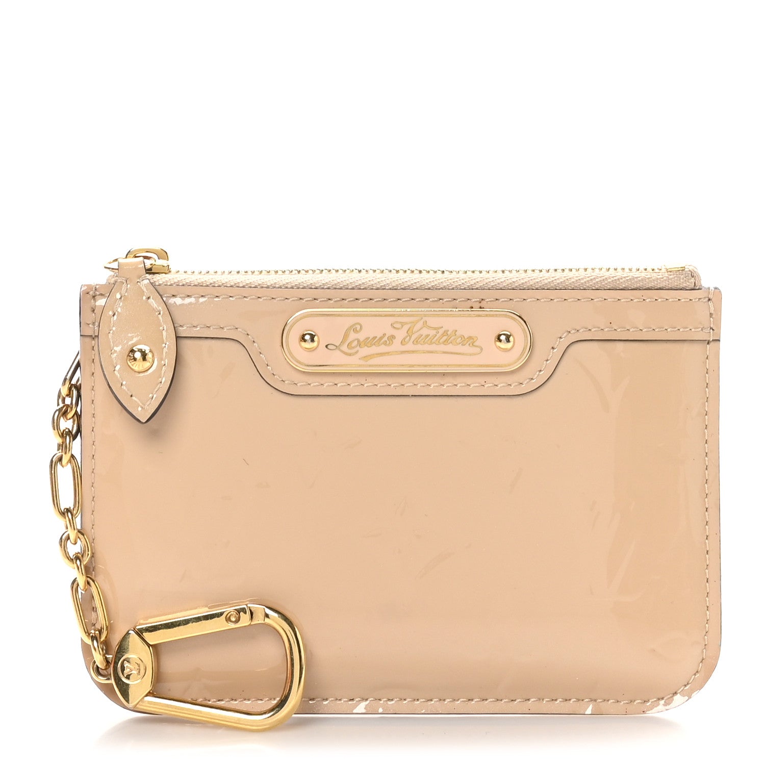 Vernis Key Pouch Blanc Corail