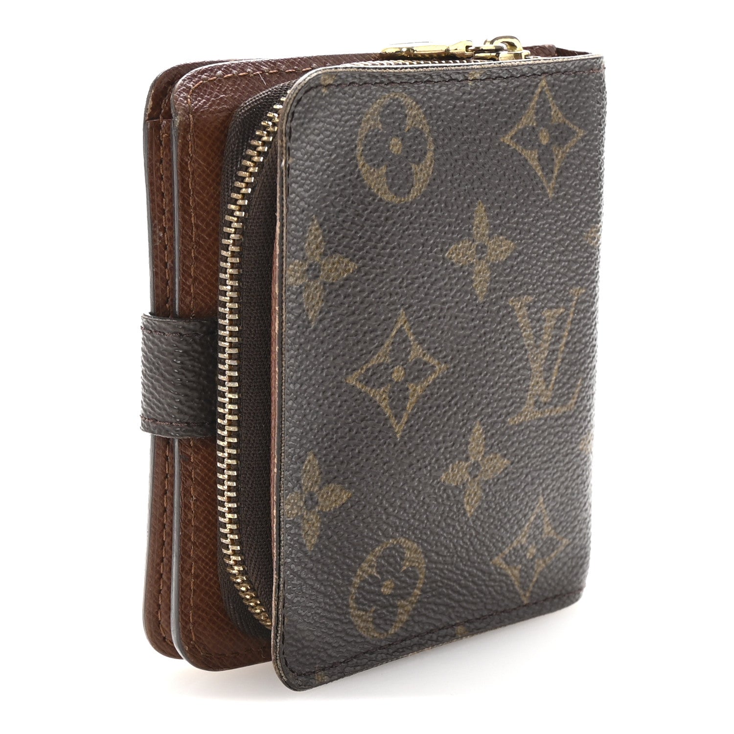 Monogram Compact Zippe Zipped Wallet