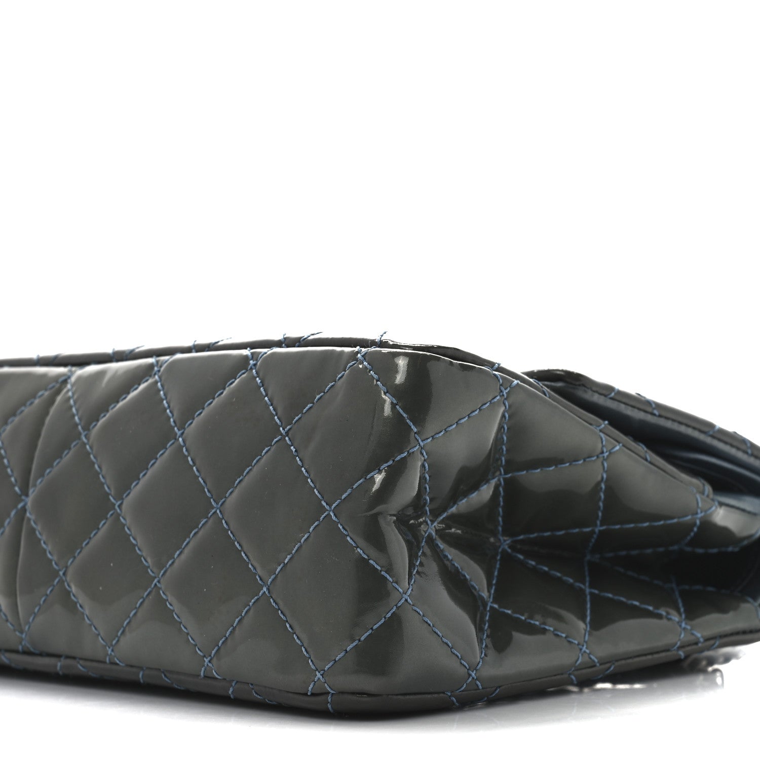 Patent Quilted 2.55 Reissue 226 Flap Blue