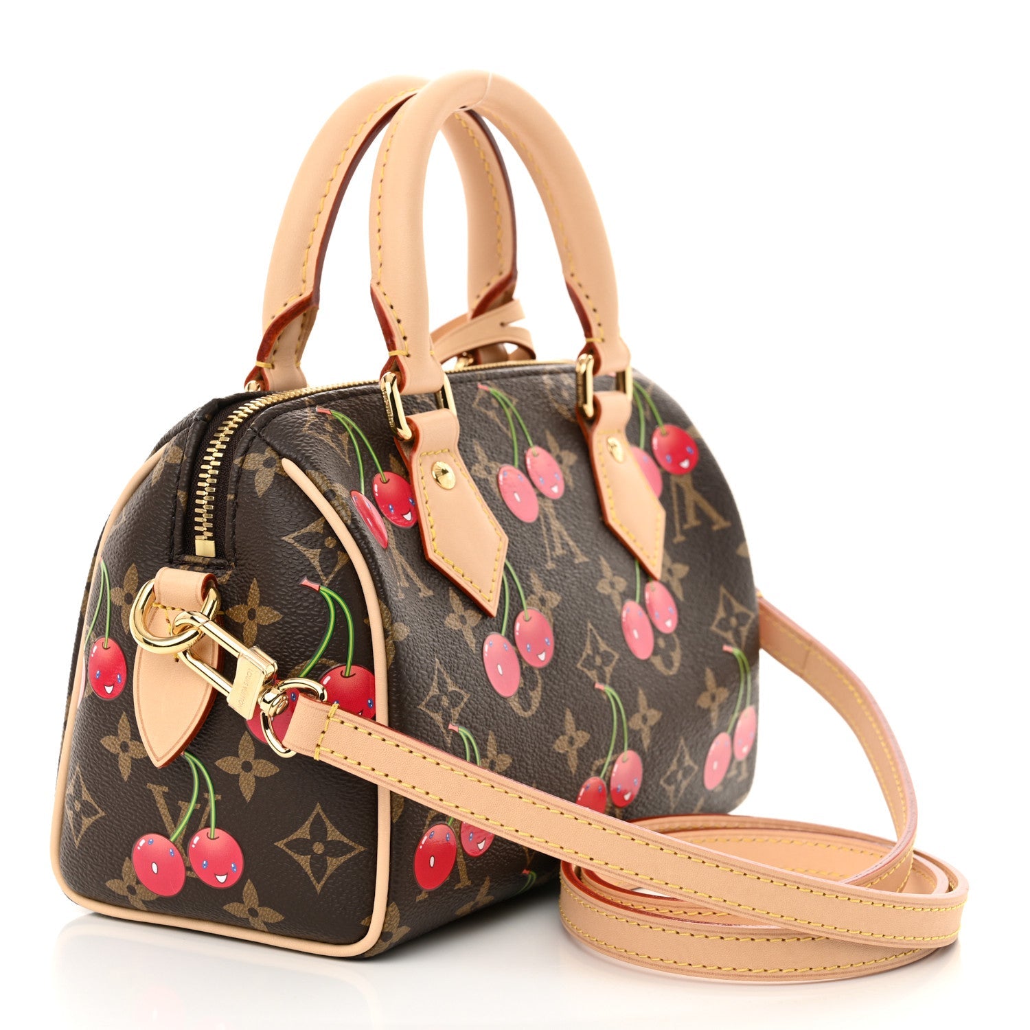 LV X TM Monogram Cerises Speedy Bandouliere 20