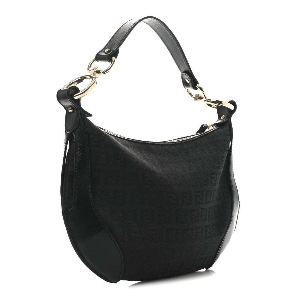Zucchino Cuoio Chef Pocket Shoulder Bag Black