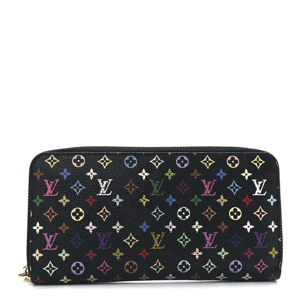 Monogram Multicolor Zippy Wallet Black Grenade