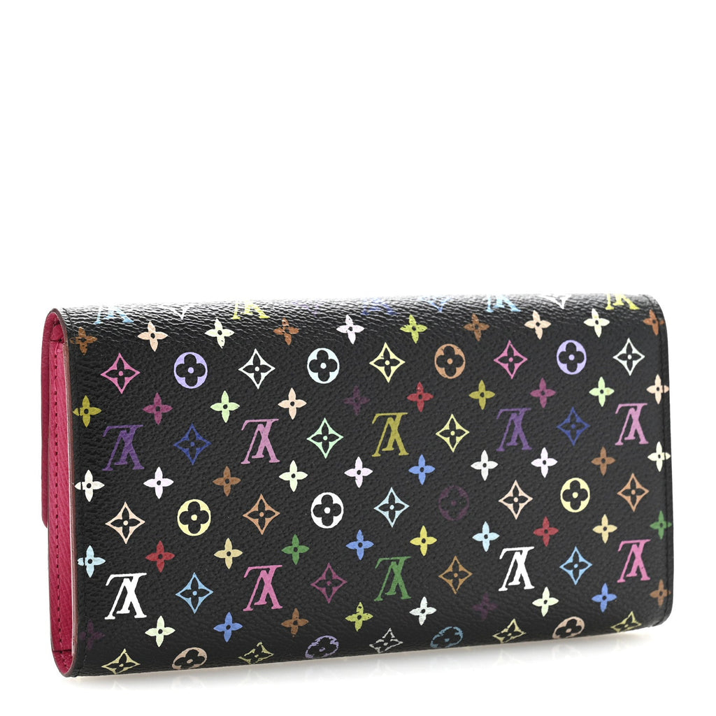 Monogram Multicolor Sarah Wallet Black Grenade