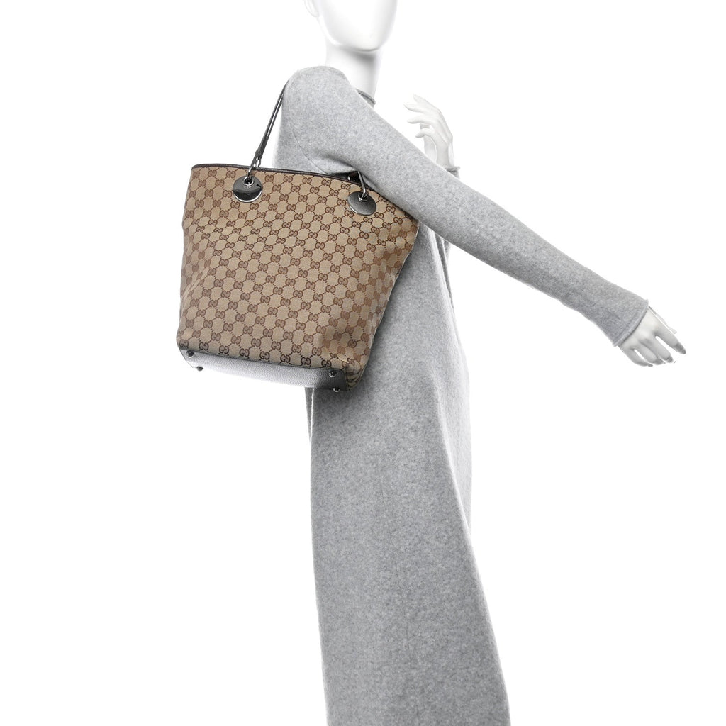 Monogram Large Eclipse Tote  Brown