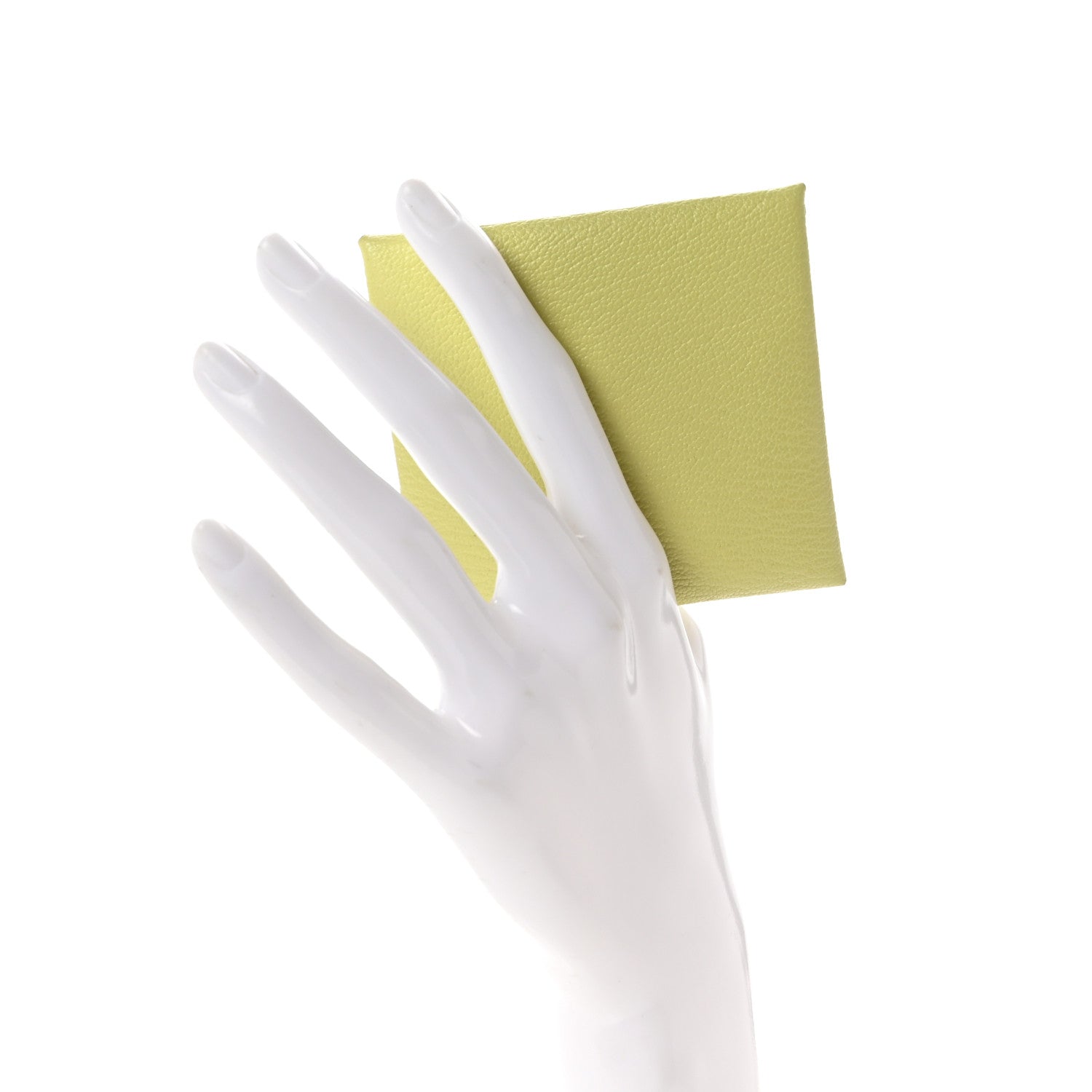 Chevre Mysore Bastia Verso Coin Purse Jaune Bourgeon Nata