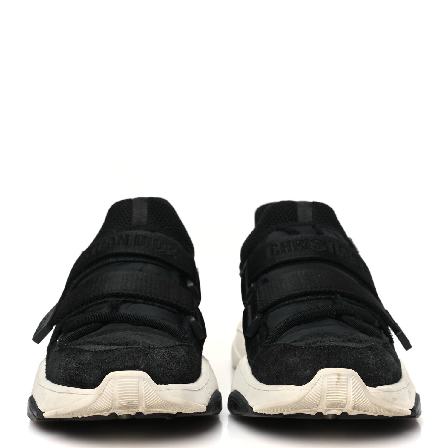 Technical Fabric Nylon Camouflage Womens D-Wander Sneakers 38 Black