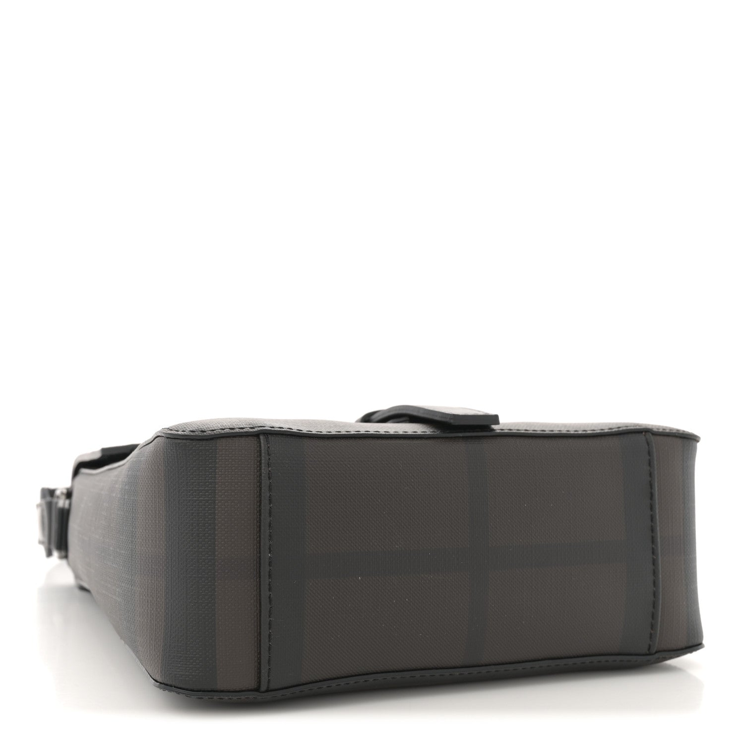 Smoked Check Vaughan Crossbody Bag Black