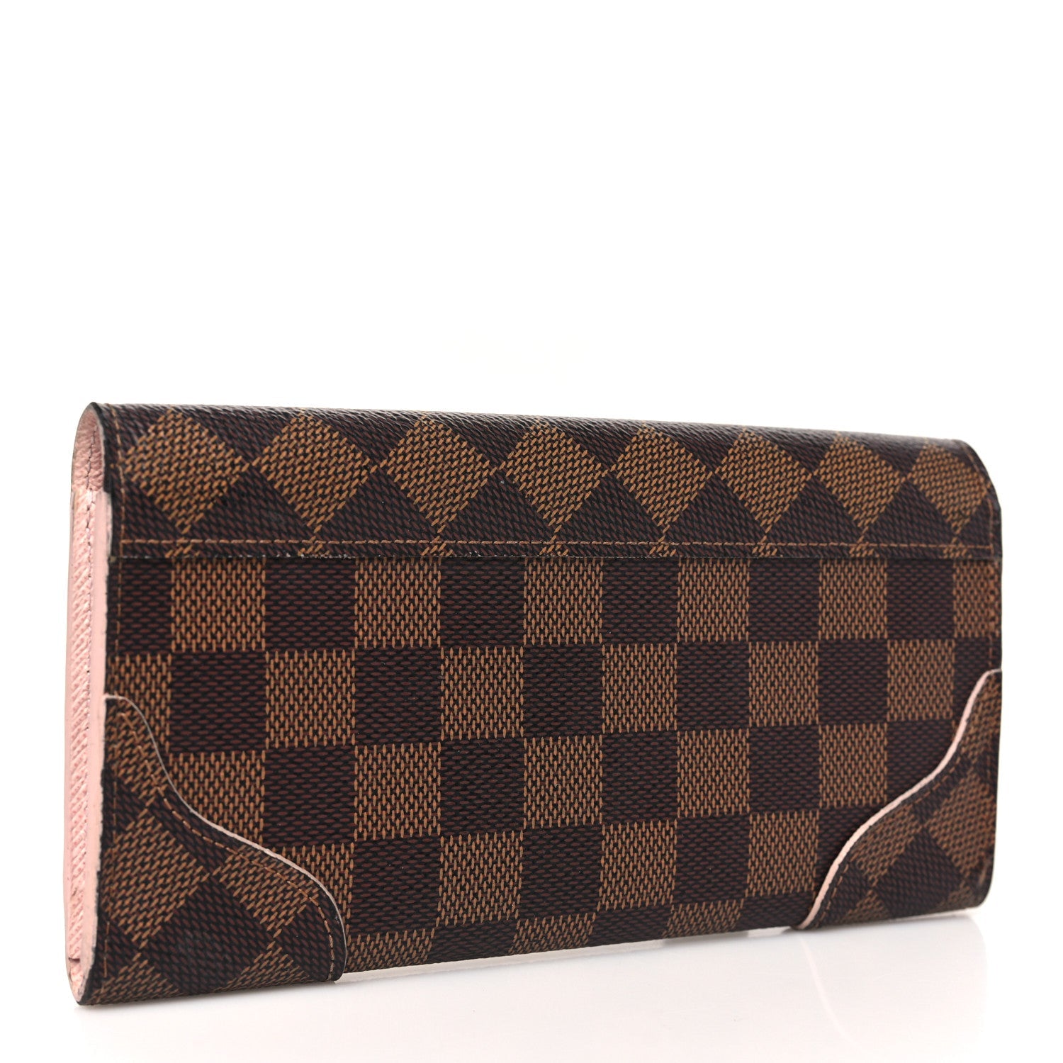 Damier Ebene Caissa Wallet Rose Ballerine