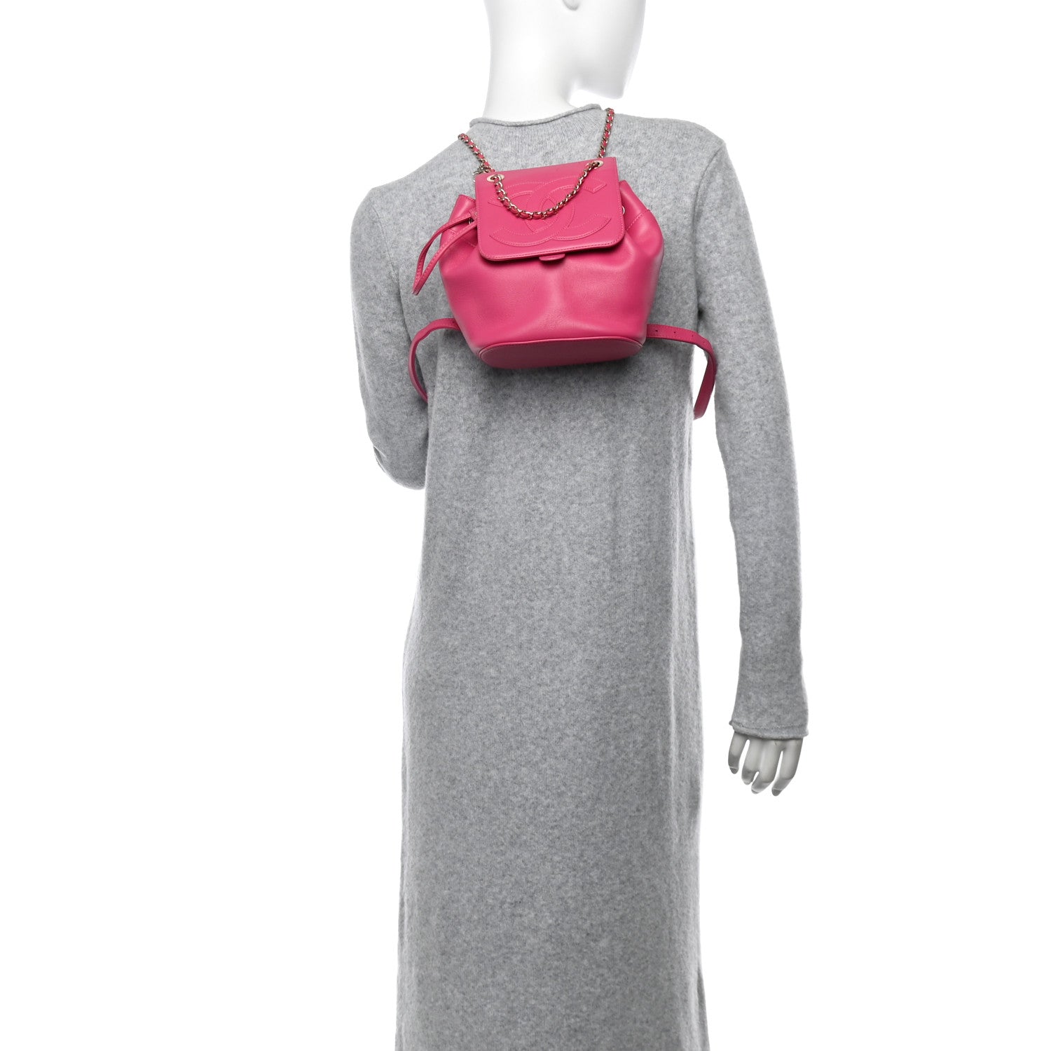 Lambskin CC Mania Backpack Pink