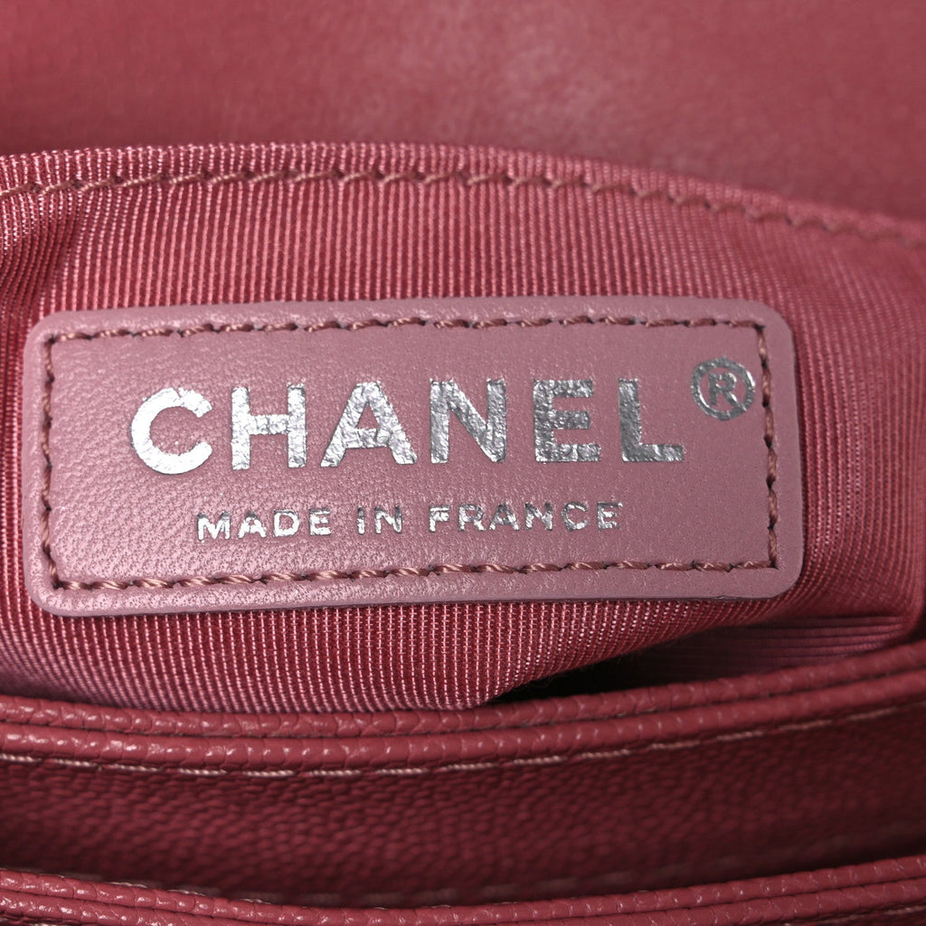 Caviar Quilted Small Urban Companion Flap Pink