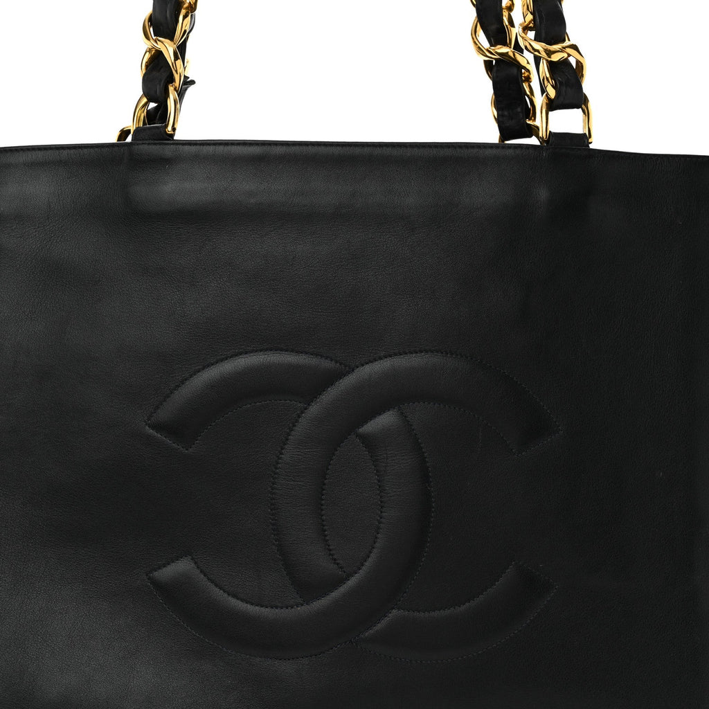 Lambskin CC Tote Navy