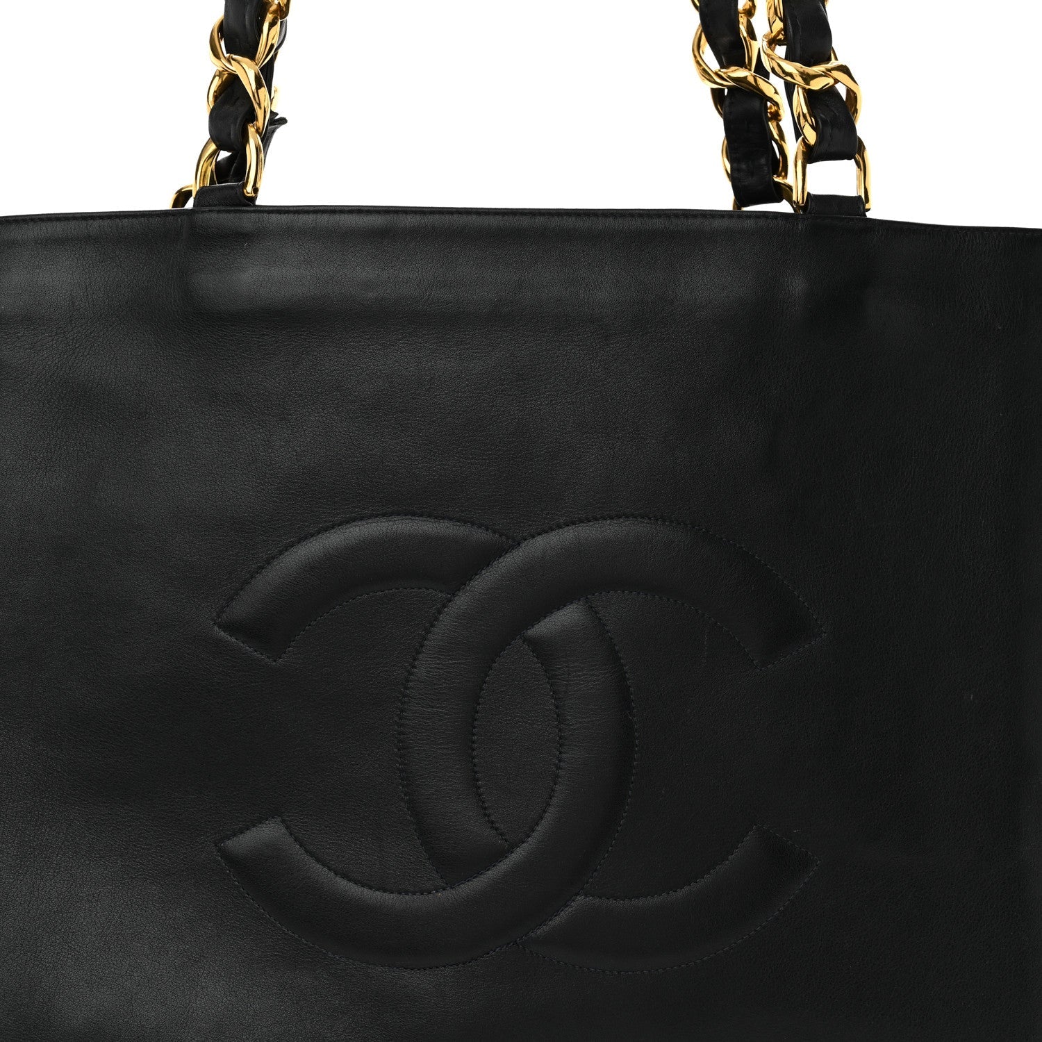Lambskin CC Tote Navy
