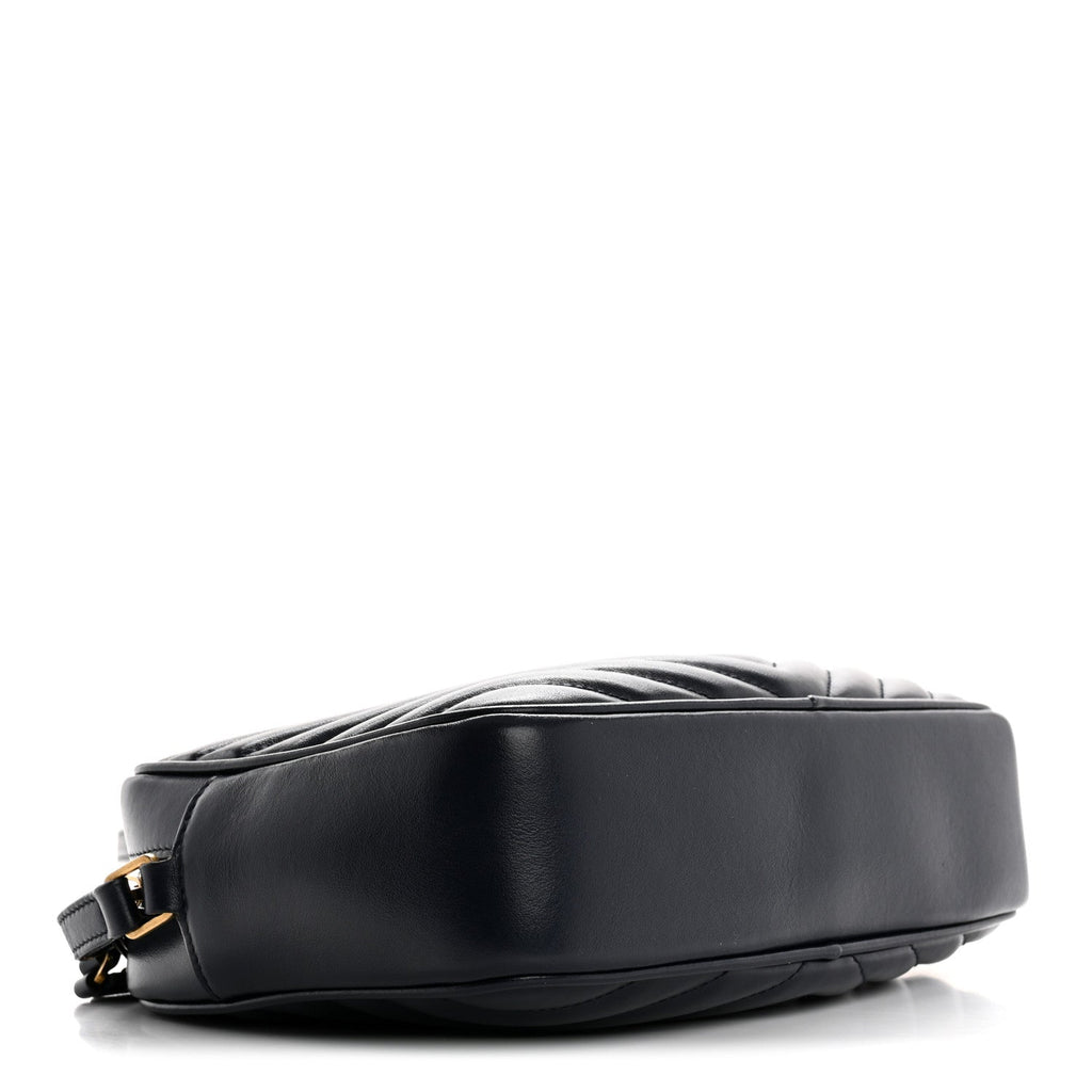 Calfskin Matelasse Monogram Lou Camera Bag Navy