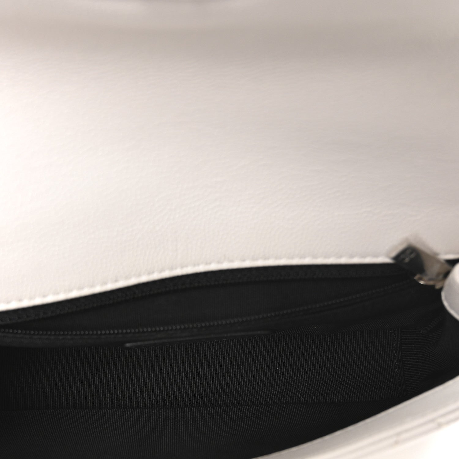Caviar Quilted My Everything Small Flap White Black