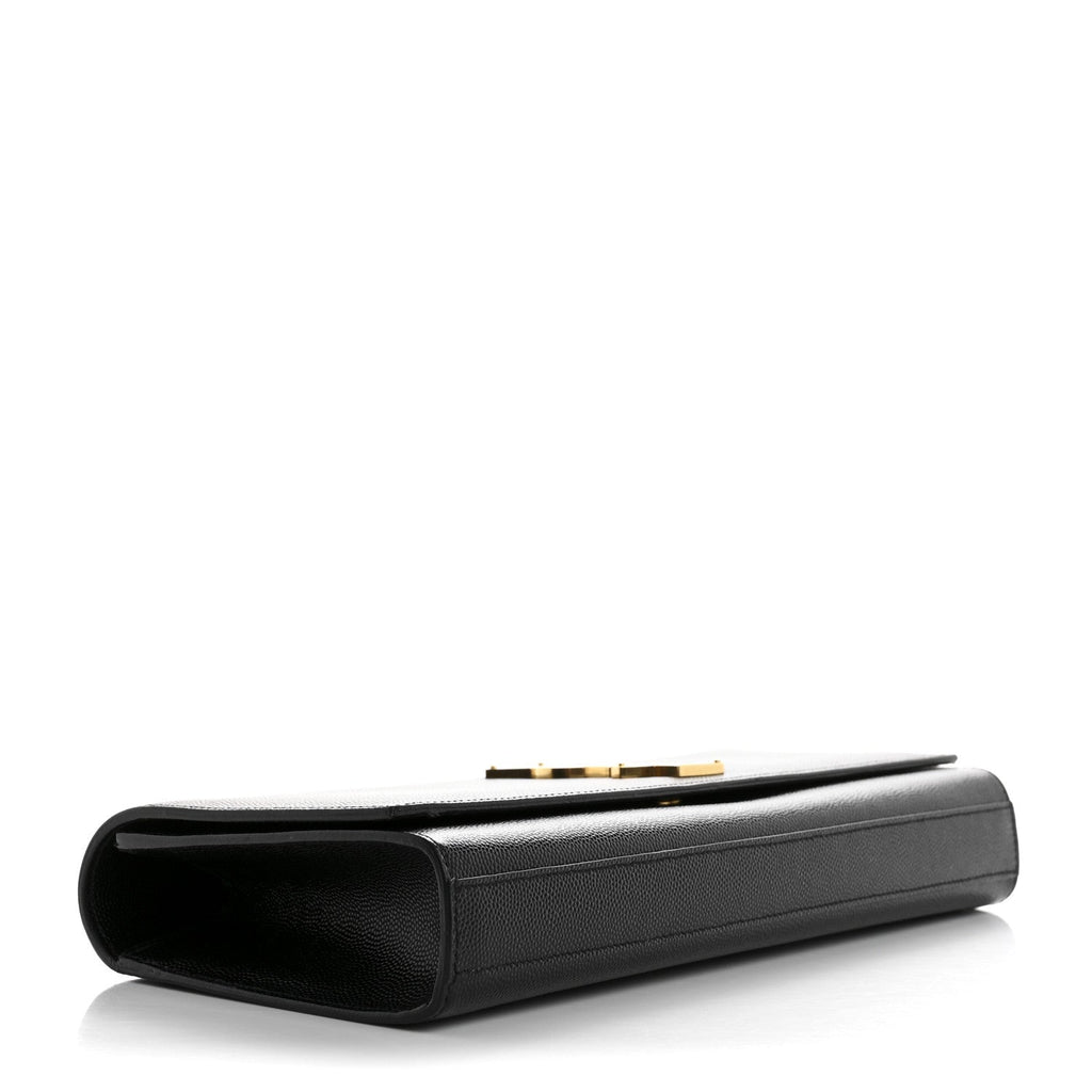Grain De Poudre Monogram Cassandre Clutch Black