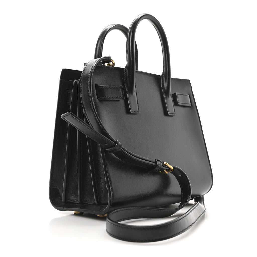 Calfskin Nano Sac De Jour Black