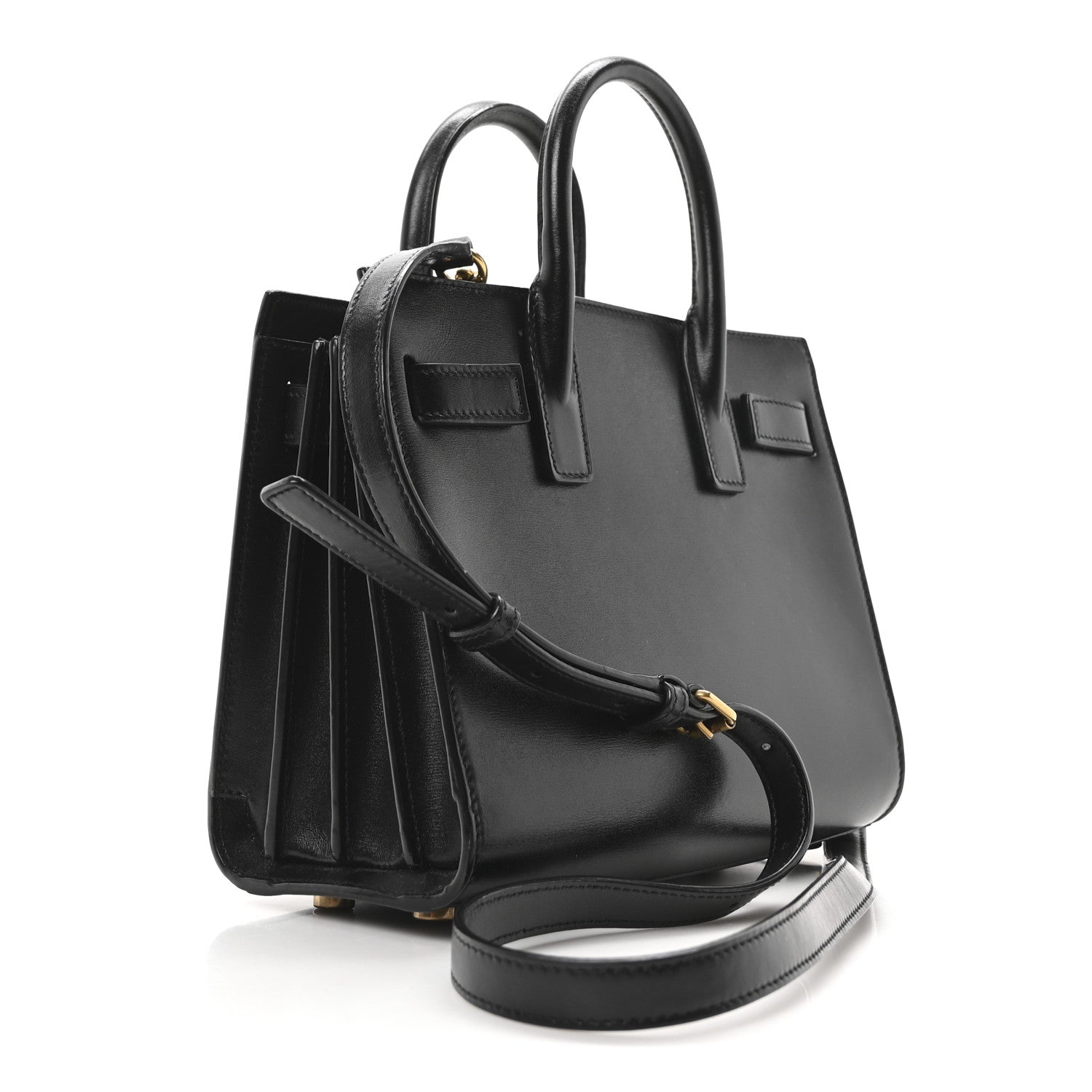 Calfskin Nano Sac De Jour Black