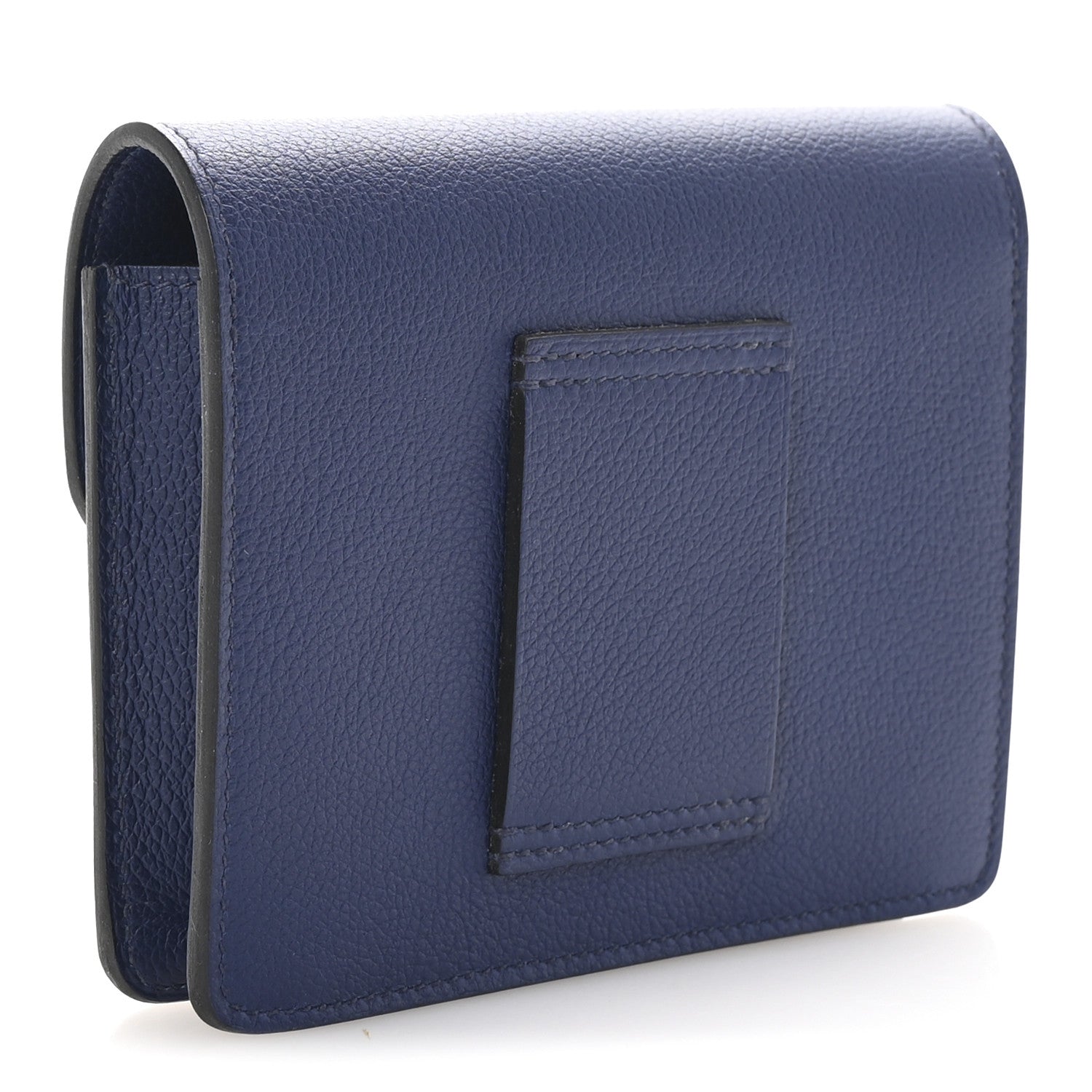 Evercolor Bi-Color Roulis Slim Wallet Bleu Saphir Bleu France