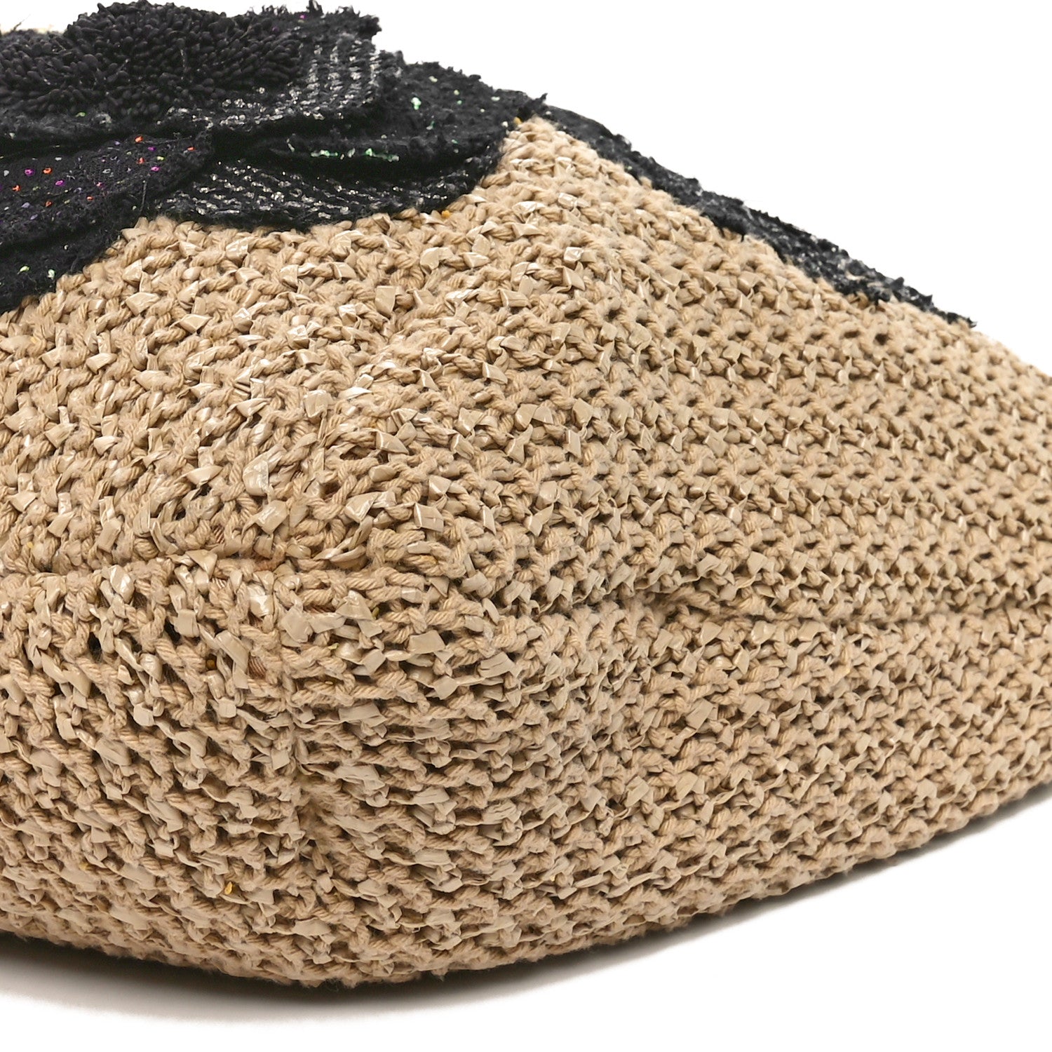 Tweed Woven Raffia Country Coco Hobo